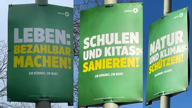 Wahlplakate Selm Grüne