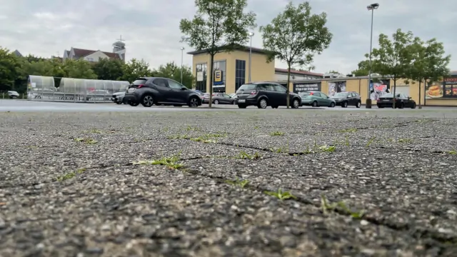 Pflastersteine Parkplatz Selm