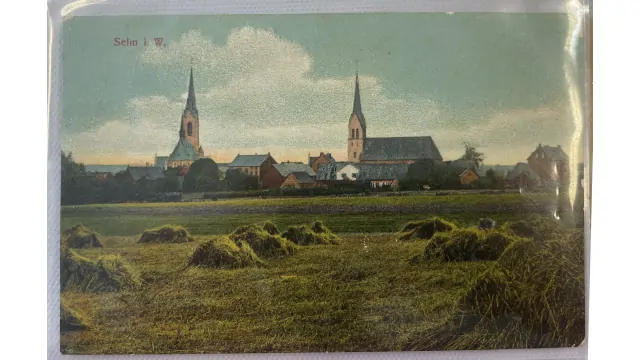 Postkarte von Selm, Sammlung Heinz Cymontkowski
