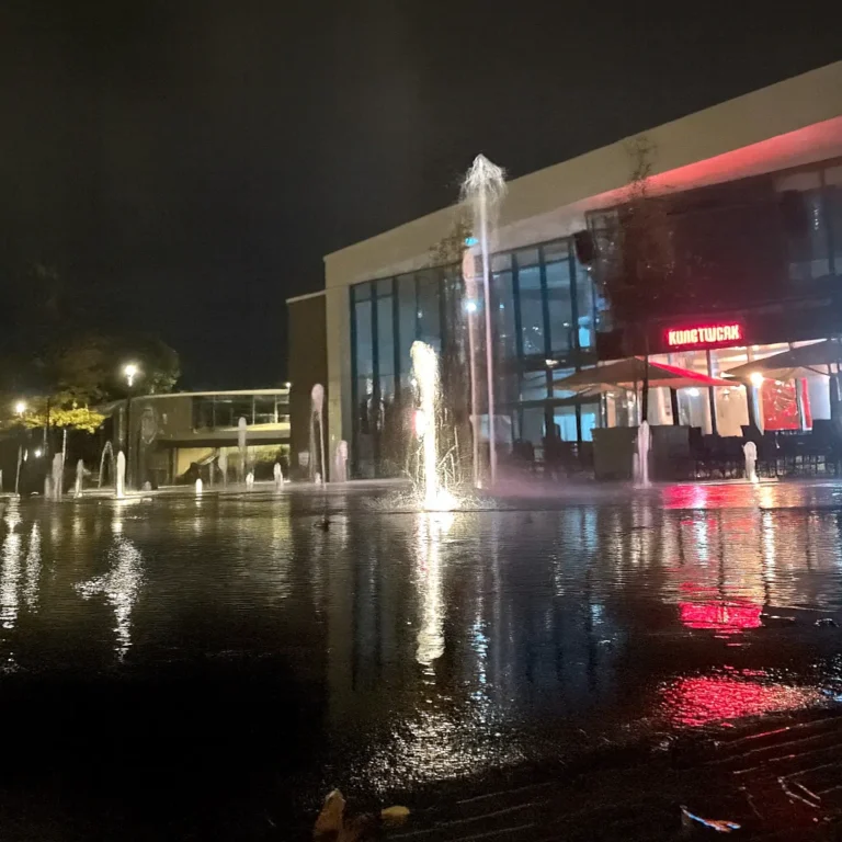 Campus in Selm bei Nacht