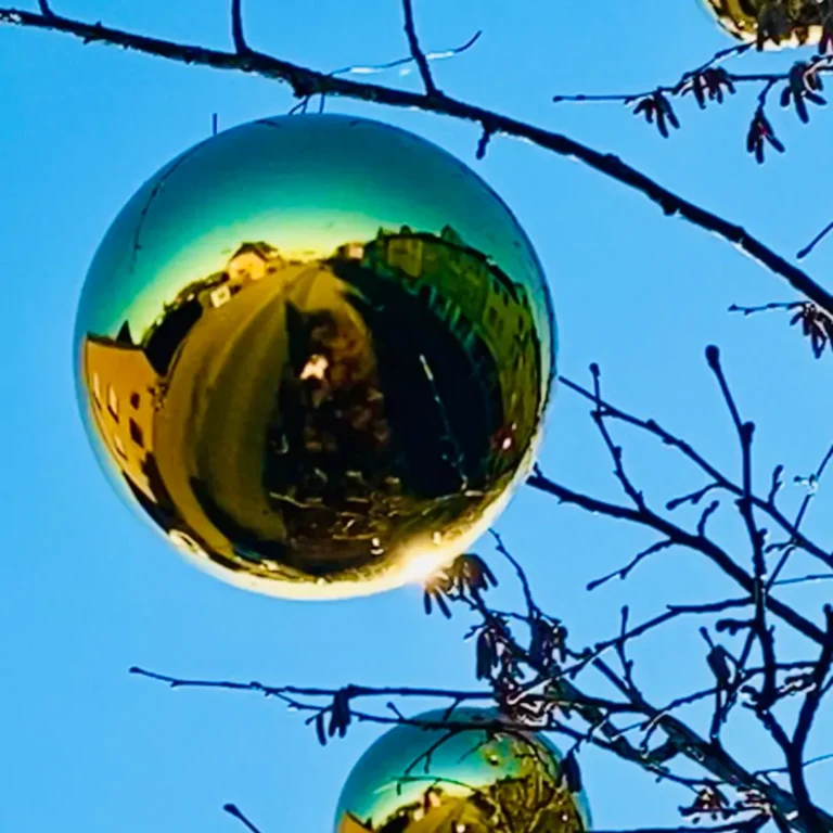 Weihnachtskugel Kreisstraße Selm