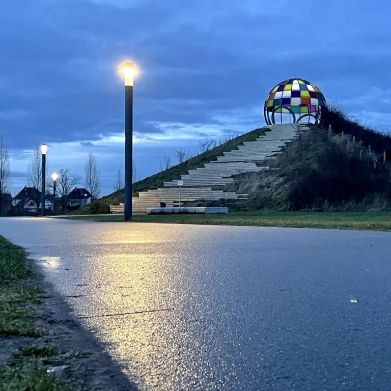 Abendstimmunng im Auenpark