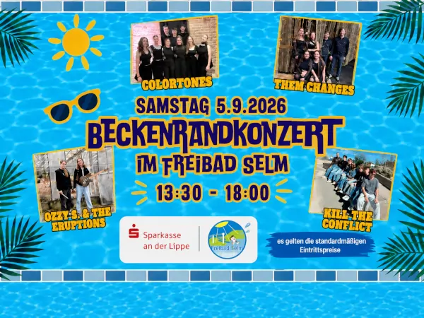 Sommer und Musik: Beckenrandkonzert am 5. September