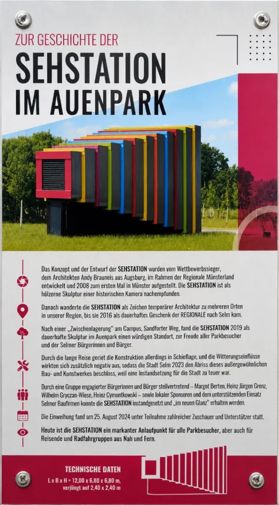 Infotafel Sehstation